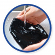 Rouška s antibakteriální látkou SILVADUR - černá pro děti