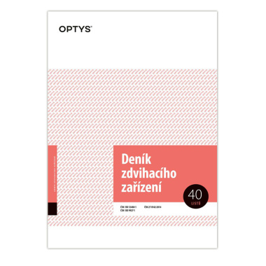 Deník zdvihacího zařízení
