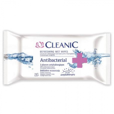 Desinfekční vlhčené ubrousky antibakteriální - 10ks