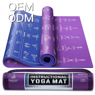 FITMAT - Podložka na cvičení oboustranná se cviky