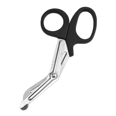 Nůžky kovové zahnuté 14,5 cm se zoubky na ostří OUTDOOR